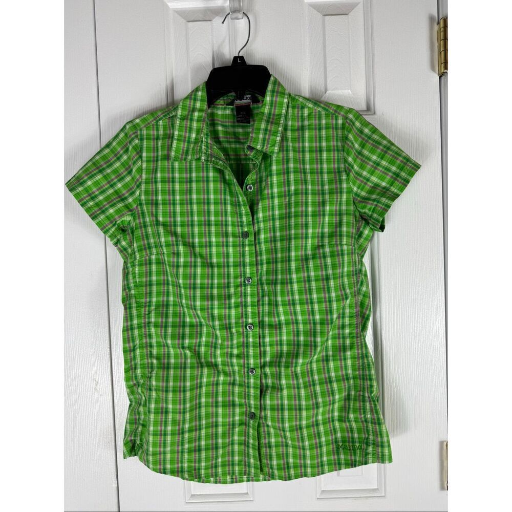 Marmot Womens Button Front Blouse Size M